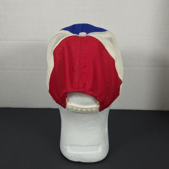 Vintage Mickey Mouse Disney Snapback Hat Cap Blue Red - Picture 3 of 7